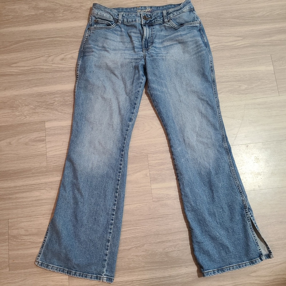 Wrangler Women's 9(33x32) Bootcut Stretch Denim Western Jeans Boot Cut Out